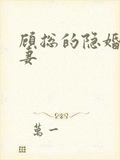 顾总的隐婚小罪妻