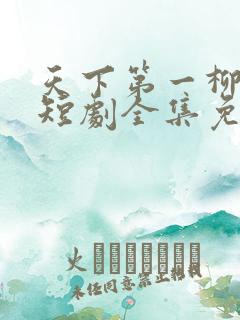 天下第一柳如烟短剧全集免费观看