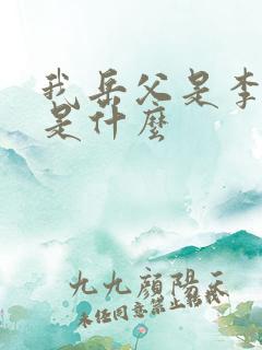 我岳父是李世民是什么