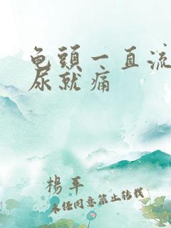 龟头一直流脓一尿就痛