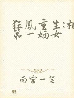 狂凤重生:相府第一嫡女