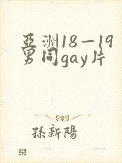 亚洲18—19男同gay片