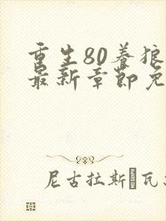 重生80养狼崽最新章节免费
