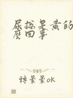 尿总是黄的是怎么回事