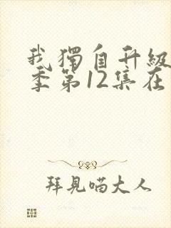 我独自升级第二季第12集在线观看免费