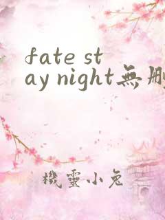 fate stay night无删减