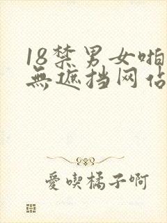 18禁男女啪啪无遮挡网站