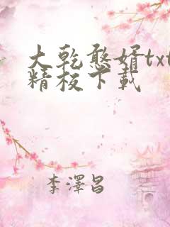 大乾憨婿txt精校下载