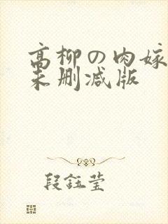 高柳の肉嫁动漫未删减版