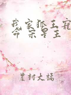 我家狐王宠妻如命 宋星主