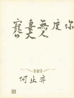 宠妻无度你好老公大人