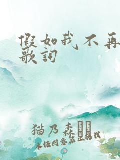 假如我不再善良歌词