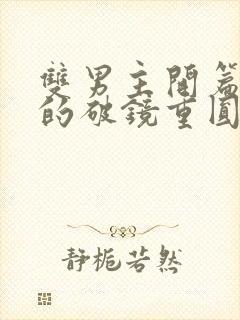 双男主开篇重逢的破镜重圆文