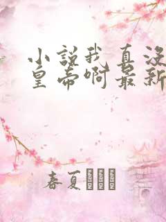 小说我真没想当皇帝啊最新章节