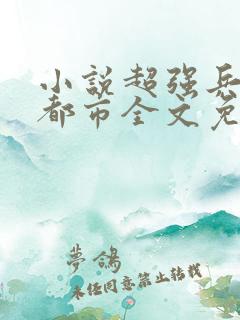 小说超强兵王在都市全文免费阅读