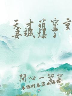 天才萌宝重生甜妻飒爆了