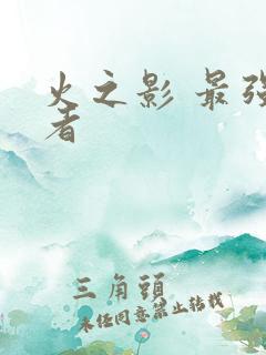 火之影 最强忍者