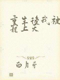 重生后我被大佬宠上天