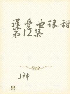 迟爱也很甜短剧第12集