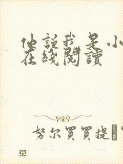 他说我是小妖精在线阅读