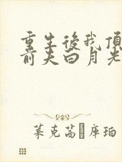 重生后我顶替了前夫白月光新章节