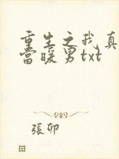 重生之我真没想当暖男txt