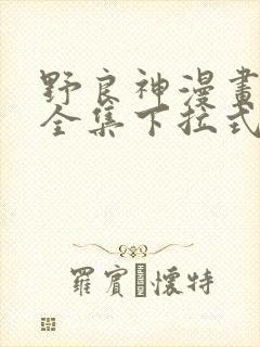 野良神漫画免费全集下拉式