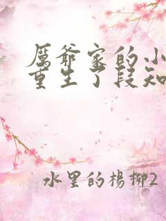 厉爷家的小作精重生了段知宁