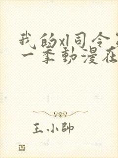 我的xl司令第一季动漫在线观看免费