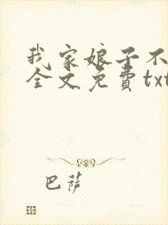 我家娘子不对劲全文免费txt