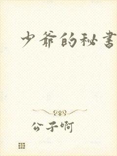 少爷的秘书漫画