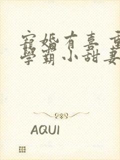 宠婚有喜 重生学霸小甜妻