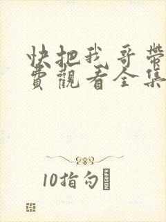 快把我哥带走免费观看全集