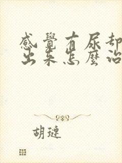 感觉有尿却尿不出来怎么治