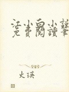 江小白小说全文免费阅读笔趣阁