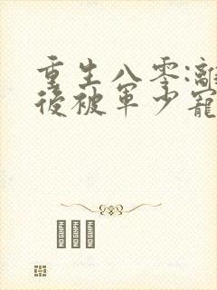 重生八零:离婚后被军少宠上天章节