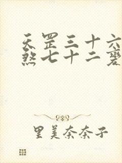 天罡三十六变地煞七十二变