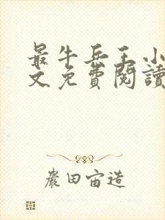 最牛兵王小说全文免费阅读