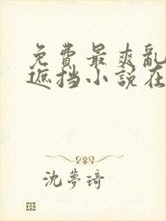 免费最爽乱淫无遮挡小说在线观看