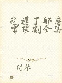 我迟了那么多年电视剧全集免费播放