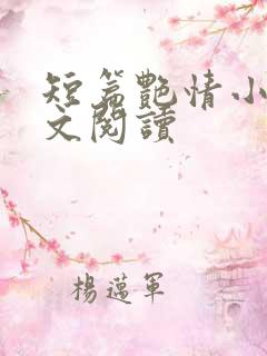 短篇艳情小说全文阅读