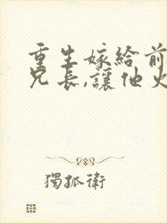 重生嫁给前夫他兄长,让他火葬场免费阅读