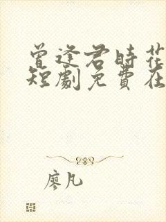 曾逢君时花照眼短剧免费在线观看