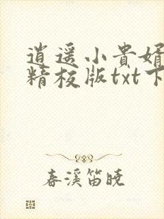 逍遥小贵婿完本精校版txt下载