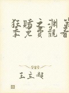 狂赌之渊 第一季免费观看