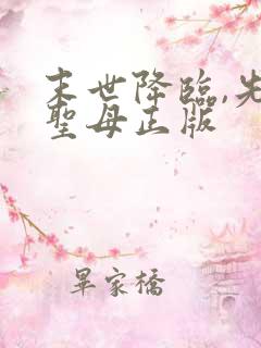 末世降临,先杀圣母正版