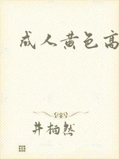 成人黄色高清片