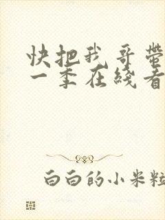 快把我哥带走第一季在线看