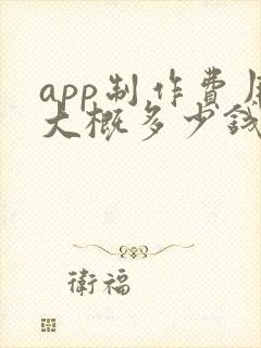 app制作费用大概多少钱