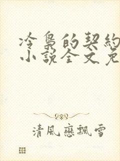 冷枭的契约情人小说全文免费阅读